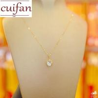 ราคา สร้อยอิตาลี ทองคำแท้ 18K หัวใจเพชร 0 9 กรัม 92 9 ทองคำบริสุทธิ์ฝังเพชรเพทายแฟชั่นผู้หญิงจี้สร้อยคอ (21932909353)