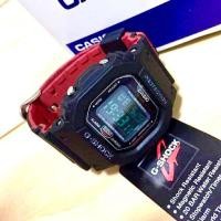 ราคา Casio DW 5600HR 1DR สายทูโทน ยักษ์เล็กสีดำเเดง ตั้งเวลาให้แถมฟรีกล่องกระดาษ (1134742236)