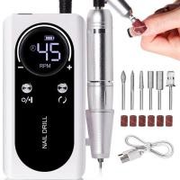 ราคา เครื่องเจียรเล็บ ตะไบไฟฟ้า ขนาดเล็ก กระทัดรัด แบบพกพา ใช้สะดวก 35000RPM พร้อมหัวเปลี่ยนและอแดปเตอร์ (22793930638)