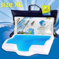 ราคา LOMAFLY หมอน เจลเย็น Memory foam เย็นสบาย ทรงปีกผีเสื้อ เว้าช่วงคอ หมอนหนุน หมอนเพื่อสุขภาพ Dกว่า หมอนยางพารา Healthy Pillow Cool Gel (2683932211)
