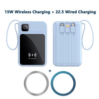 ราคา ซื้อ 1 แถม 1 BLUEM แบตสำรองชาร์จแม่เหล็ก 50000 mAh ชาร์จเร็วพิเศษ พร้อมสายชาร์จ (23156846874)