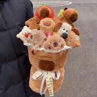 ราคา bingbin capybara ช่อดอกไม้ ช่อคาปิบาร่า ตุ๊กตาช่อดอกไม้ ของขวัญวันเกิด ของขวัญวาเลนไทน์ (23250575608)