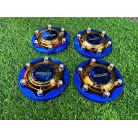 ราคา ฝาครอบดุม ฝาปิดดุมไทเทสีน้ำเงิน ขนาด106mm สำหรับดุมตบหน้าหลัง Vigo Revoตัวสูง AllNew2020 (17071010800)