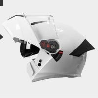 ราคา NEW หมวกกันน็อคยกคาง หมวกกันน็อคเต็มใบยกคาง รองรับการติดตั้ง Bluetooth Helmets ถอซักได้ (22957584218)