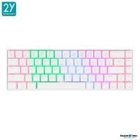 ราคา ลด ล้าง สต๊อก คีย์บอร์ดเกมมิ่ง Tsunami Outemu Low Profile MKS 68 RGB Compact Keyboard รับประกันสินค้า 2 ปี (16416816728)
