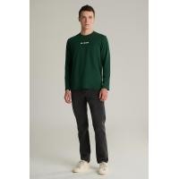 ราคา Mc jeans เสื้อยืดแขนยาวผู้ชาย คอกลม สีเขียว MTTZ774 (21999850096)