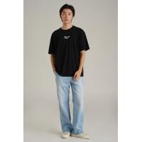 ราคา Mc jeans เสื้อยืดแขนสั้นผู้ชาย ทรงโอเวอร์ไซส์ สีดำ MTTZ894 (23261218437)