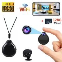 ราคา 2023ใหม่ที่ห้อยคอกล้อง WIFI Mini 1080P HD บ้านสร้อยคอไร้สายกล้องนิรภัย IP บันทึกวนการดูจากระยะไกล (19364268417)
