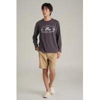 ราคา Mc jeans เสื้อยืดแขนยาวผู้ชาย คอกลม สีเทา MTTZ875 (23189244317)