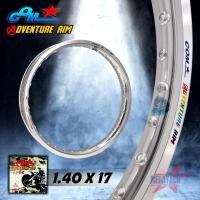 ราคา ล้อ COM 1 40 X 17 Adventure Rim ขอบเรียบ จำนวน 1 วง วงล้อคอม ล้อขอบ17 ขนาด 1 40 ขอบ 17 ของแท้ การันตีของแท้ 100 (23011449129)