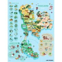 ราคา Good Weather Scratch Map แผนที่ประเทศไทยแบบขูดได้ BT21 Line Friends (22947969868)