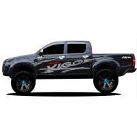 ราคา มาใหม่ สติ๊กเกอร์แต่งรถวีโก้ สติกเกอร์ลายโคลนสาด vigo สติกเกอร์แต่งรถกระบะ (20621236022)