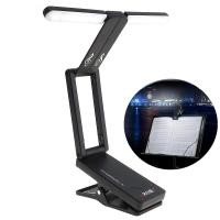 ราคา ขาตั้งแผ่นเพลงแบบชาร์จไฟได้โคมไฟแบบคลิป LED พับได้สำหรับกีตาร์ไฟรูปเปียโนและแสงเวที (21276929999)