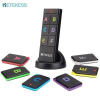 ราคา Retekess TH104เครื่องมือค้นหาคีย์ติดตามสินค้าแบบไร้สายเครื่องติดตามกระเป๋าสตางค์แบบ2สติกเกอร์ระยะยาว40Mอุปกรณ์หากุญแจ85dBอุปกรณ์ติดตามสัตว์เลี้ยงPurse Tracer Remote Control Finder 1ตัวส่งพร้อมตัวรับสั