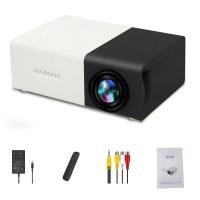 ราคา YG300 PRO Mini HD โปรเจคเตอร์กลางแจ้งแบบพกพาดูภาพยนตร์ไล่โรงละครโปรเจคเตอร์ LED เด็ก Mini Mobile Video (23213080322)