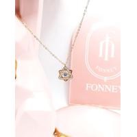 ราคา สร้อยคอ Stainless steel สีโรสโกลด์ลด 84 (23117075624)