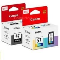 ราคา CANON PG 47 BK CANON CL 57 COL 1 คู่ (9137639957)