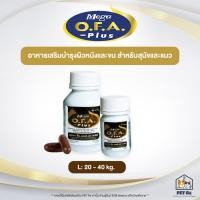 ราคา Mega O F A Plus แท้ อาหารเสริมเพื่อบำรุงขนและผิวหนัง สำหรับสุนัขและแมว 2 ขนาด 20 เม็ด และ 60 เม็ด Mega OFA Plus (23207169721)