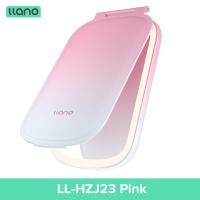 ราคา llano Portable Makeup Mirror LED Light Mirror Folding Storage Beauty Mirror for Girlfriend Wife Exquisite Gifts (19150517593)
