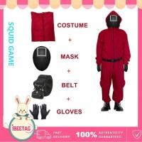 ราคา ชุดคอสเพลย์ Squid Game คอสเพลย์ ฮาโลวีน เครื่องแต่งกาย Set Jacket ชุดกีฬา เสื้อโค้ท Hoodie Suit Belt Gloves Squid game TV drama costume (11357089010)