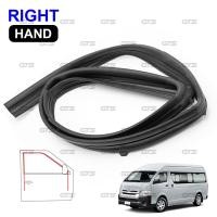 ราคา ยางสักหลาดร่องกระจกหน้า สีดำ สำหรับ Toyota Commuter KDH200 ปี 2006 2018 (20555344960)