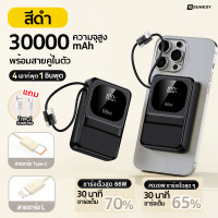 ราคา SUNESY พาวเวอร์แบงค์ 30000mAh power bank 66W รองรับชาร์จเร็ว แบตสำรอง เพาวเวอร์แบงค์ จอแสดงผลดิจิตอล LED เพาเวอร์แบงค์ (23277311298)