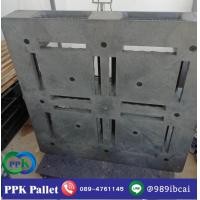 ราคา พาเลทพลาสติก พาเลทหม่ำ ญี่ปุ่น พาเลทมือสอง ขนาด 110x110x15 cm PPK Pallet พีพีเค พาเลท (8877587843)