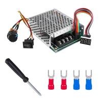 ราคา PWM DC10 55V 12V 24V 36V 48V 60A PWM DC Motor Speed Controller Reversible Switch Set DC Brush Motor Tool (22085236134)