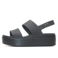 ราคา 5慧Crocs Brooklyn kasut perempuan รองเท้าแตะแพลตฟอร์ม ส้นสูง 206453 (21782678297)