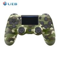 ราคา เกมแพดที่รองรับบลูทูธพร้อมระบบสั่นจอยควบคุมเกมระบบสั่นรองรับเกมไร้สาย6แกนสำหรับ PS4 (21827798010)