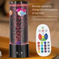 ราคา สต๊อกพร้อมแล้ว Gratis Ongkir โคมไฟของตกแต่งปลามีฟอง LED ไฟกลางคืนตู้ปลาเปลี่ยนสีได้หลายสีตกแต่งโต๊ะสำหรับออฟฟิศห้องนอนห้องนั่งเล่นไม่รวมแบตเตอรี่ (23047764005)