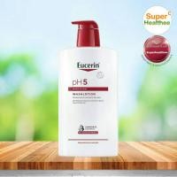 ราคา Eucerin pH5 Wash Lotion 1000ml (ยูเซอริน พีเอช 5 วอชโลชั่น โลชั่นอาบน้ำถนอมผิว สำหรับผิวธรรมดา-แห้ง 1000 มล.)