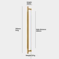 ราคา มือจับประตูตู้เสื้อผ้าที่เรียบง่ายมือจับทองเหลืองมือจับลิ้นชักมือจับประตูตู้ครัวมือจับตู้ลายเล็ก ๆ (21959397879)