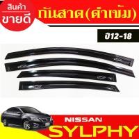 ราคา คิ้วกันสาดประตู กันสาด คิ้วประตู คิ้ว ดำทึบ Nissan Sylphy 2012 2013 2014 2015 2016 2017 2018 ใส่ร่วมกันได้ทุกปีที่ระบุ (22802451102)