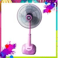 ราคา ส่งฟรี Kerry เย็นสุดๆ พัดลม 16 นิ้ว สไลด์ ยี่ห้อ CLEO สีชมพู (19786349585)