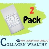ราคา 2 ซอง Nippe Collagen นิปพี คอลลาเจน 1 kg คอลลาเจน เพียวเปปไทด์ 100 (18331408136)
