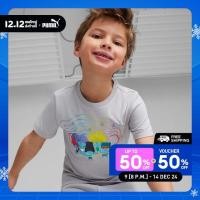 ราคา PUMA KIDS เสื้อยืดเด็ก PUMA x TROLLS สีเทา 62481663 (23061222549)