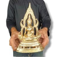 ราคา พระพุทธชินราช เนื้อโลหะทองเหลืองขัดผิวงดงาม หน้าตัก 3 นิ้ว เป็นพระพุทธรูปคู่บ้านคู่เมืองผ่านพิธีปลุกเสกแล้ว (19914009048)