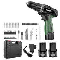 ราคา สว่านไร้สาย 12V สว่านไฟฟ้า ชุดสว่าน ไขควง ปรับสปีดได้ ปรับได้ 2 ระดับ สว่านแบตไร้สาย ไขควงไฟฟ้าไร้สาย ไขควงไฟฟ้า (23285188868)