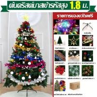 ราคา คริสต์มาส พร้อมส่ง ต้นคริสมาสปีใหม่ ต้นคริสต์มาส คุณภาพสูง ต้นคริสมาสต์ พร้อมชุดตกแต่งและไฟกระพริบ LED ขนาดใหญ่ ทนทาน คุณภาพสูงสุดPVC ของแต่งคริสมาส ขนาด90 150 180 210CM (23034472382)