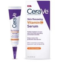 ราคา นำเข้าจากต่างประเทศ 100 Cerave Skin Renewing Vitamin C Serum 30ml เซรั่มลดริ้วรอย เผยผิวกระจ่างใส ฟื้นบำรุงปราการผิว (20121815542)