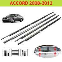 ราคา ราคา4เส้น คิ้วรีดน้ำประตู Honda ACCORD แอคคอร์ด ปี 2008 2012 G8 ยางรีดนำ้ขอบกระจก ยางรีดน้ำ ยางรีดน้ำนอก (23294907762)