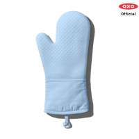 ราคา OXO ถุงมือซิลิโคนกันร้อน สีฟ้าพาสเทล 1 ชิ้น l OXO GG Silicone Oven Mitt Seltzer ถุงมือซิลิโคนมีขนาด 13 นิ้ว (10932828002)