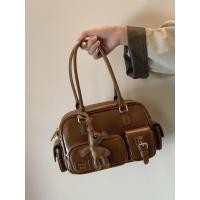 ราคา ELACCENT กระเป๋าคาดลำตัวสะพายไหล่ของผู้หญิงหรูหราเบากระเป๋าหมอนน้ำตาลทรายแดงกระเป๋าสะพายไหล่ฤดูใบไม้ร่วงสีทองหรูหราน้ำหนักเบากระเป๋าถือแบบหรูหรา (23275927973)