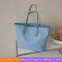 ราคา เกรดสูงสุด coach Women Tote Bags Original Sling Bag For Women On Sale Authentic 2022 New Korean Fashion Large Capacity PU Leather Coach White Zipper Handbag Clutch Bag Purse Cross Body Shoulder Bag T