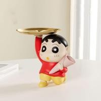 ราคา DGJKF ตุ๊กตาชินจัง ชินจังโมเดล เรซิน ที่วางจอแสดงผลเครยอนชินจัง ที่เก็บกุญแจ มัลติฟังก์ชั่ ชั้นแสดงเครื่องประดับ คาวาอิ นาฬิกาสำหรับผู้หญิง เครื่องประดับถาดรูปตุ๊กตา ของตกแต่งบ้าน (22534887679)