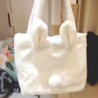 ราคา สไตล์เดียวกันในญี่ปุ่น wego น่ารัก กระต่ายสามมิติขนปุย หูกระเป๋าสะพายข้าง กระเป๋าถือ กระเป๋าตุ๊กตา (16454769072)