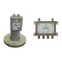 ราคา Mastersat หัว LNB สำหรับ จานโปร่ง C band แบบ 2 ขั้ว แบบ 5G พร้อม Multi Switch 2x4 สำหรับดูเครื่องรับดาวเทียม C band 3 4 จุด ใช้ได้กับจานทุกขนาด ทุกยี่ห้อ (382641216)