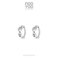 ราคา NooYoo ต่างหูสำหรับผิวแพ้ง่าย CoCr NF H Chain Link Hoops (22726016368)