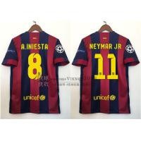 ราคา เสื้อฟุตบอลย้อนยุค บาเซโลน่า ชุดเหย้า ปี 2014 15 Barcelona Retro Jersey Home Kits 2014 15 AAA (23306786207)